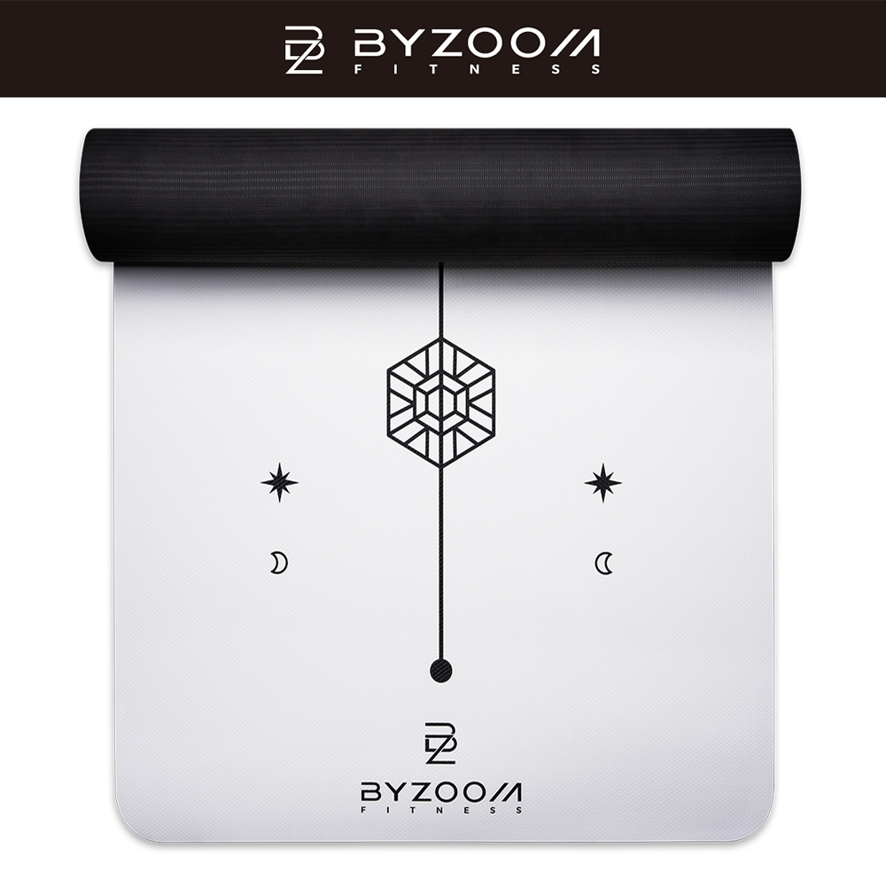 BYZOOM FITNESS TPE 健身墊 8mm (白)