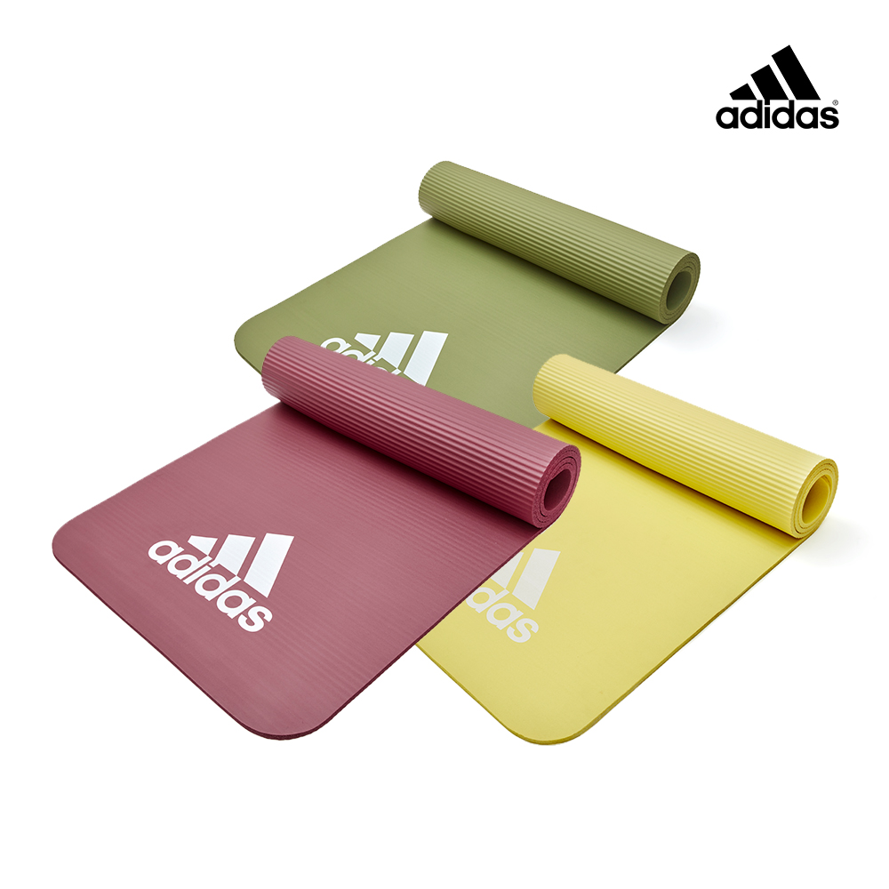 adidas 愛迪達 【福利品】輕量彈性瑜珈墊-7mm