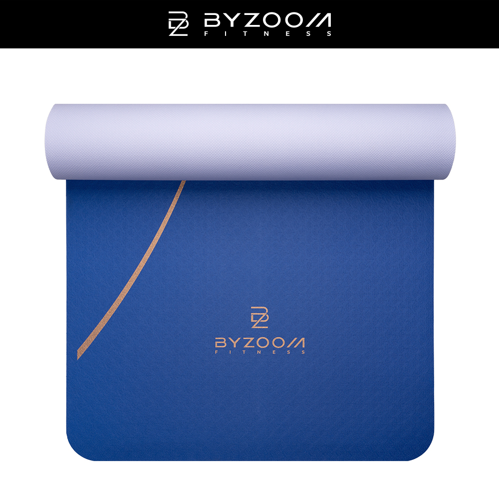 BYZOOM FITNESS 凱蒂瑜珈 Flow With Katie 聯名TPE 止滑輕巧瑜珈墊 6mm