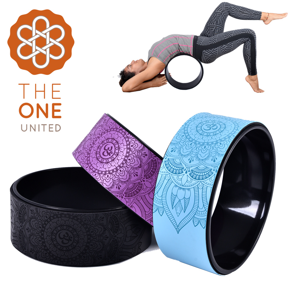 The One PU天然橡膠瑜珈輪 曼陀花限定款 31cm/瑜珈環/達摩輪(三色任選)