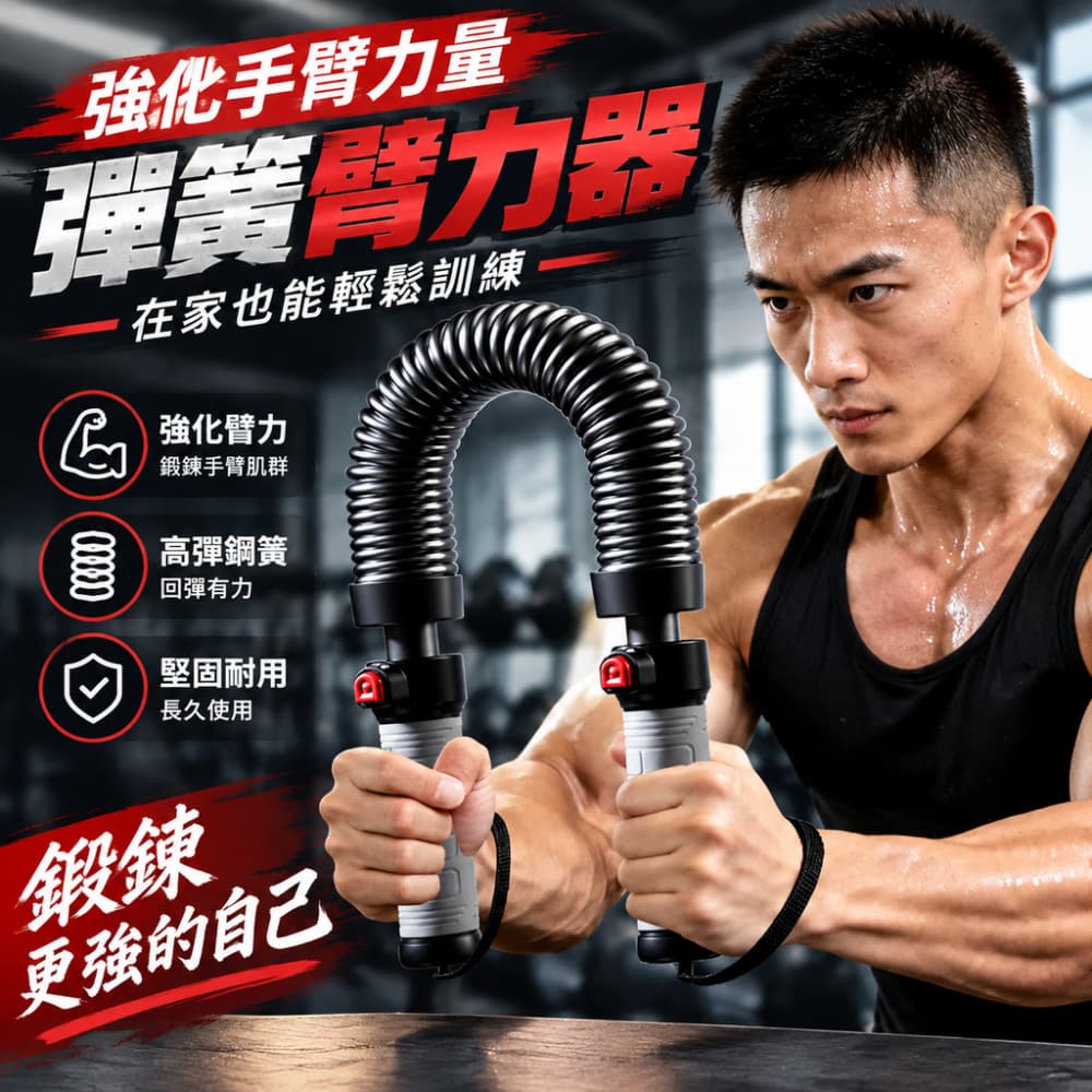 【一蒔】臂力棒 握力器 可調節臂力棒 臂力訓練器 握力訓練器 手臂鍛鍊器 居家健身器材 50-70KG