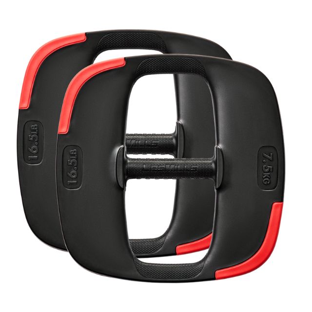 LES MILLS 萊美SMARTBAR WEIGHT PLATES 槓鈴健身10KG槓片(兩片一組