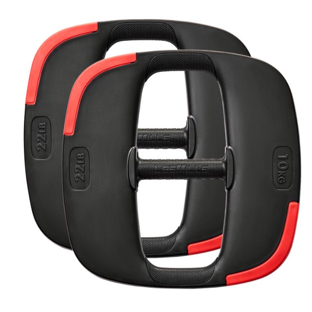 LES MILLS 萊美SMARTBAR WEIGHT PLATES 槓鈴健身10KG槓片(兩片一組