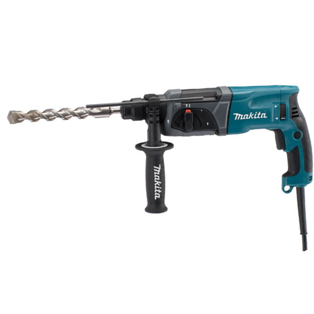 MAKITA 牧田三用式免出力電動鎚鑽HR2470X11 四溝可換圓柄夾頭