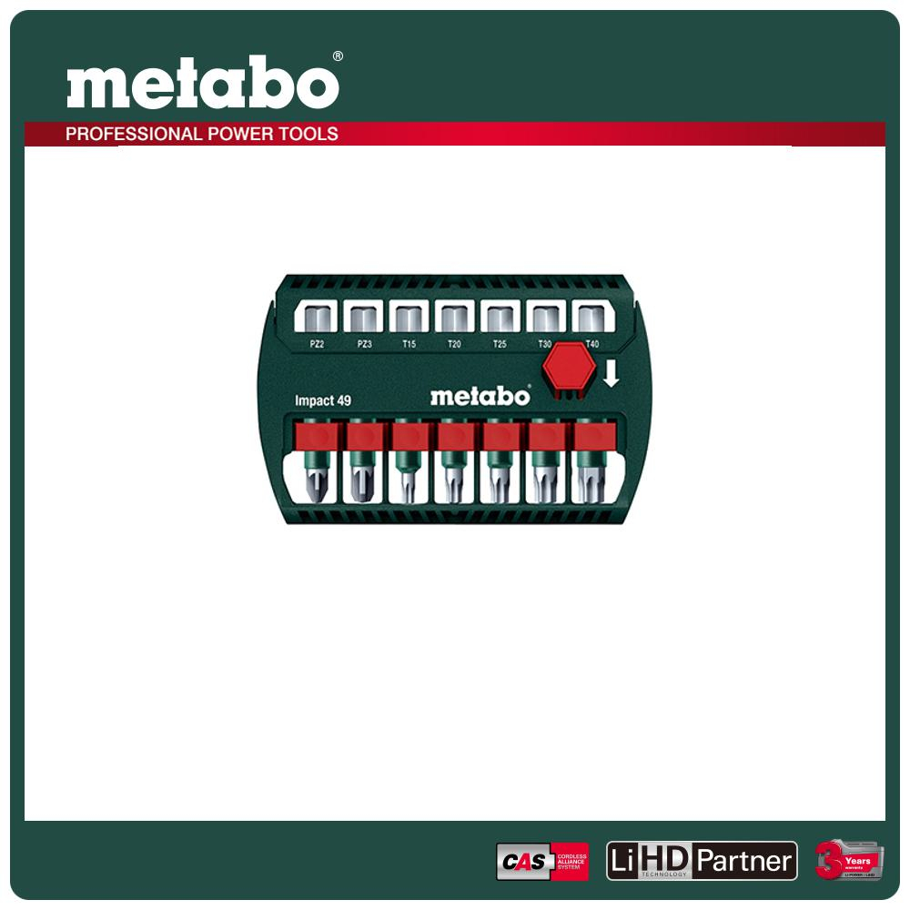 Metabo Bit-Box Impact 7-teilig – 49 Mm, Für Bohr- Und Schlagschrauber