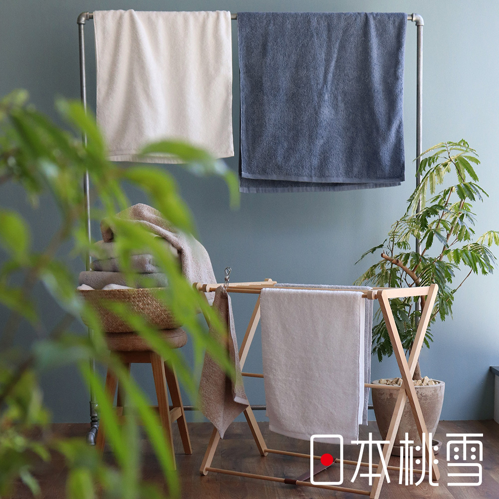 日本桃雪 sensui Yu抗菌防臭檜木萃取精梳棉迷你浴巾