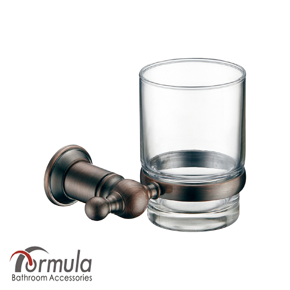 【Formula】美式復古 焦糖銅 漱口杯架 牙刷杯收納架《不含安裝》