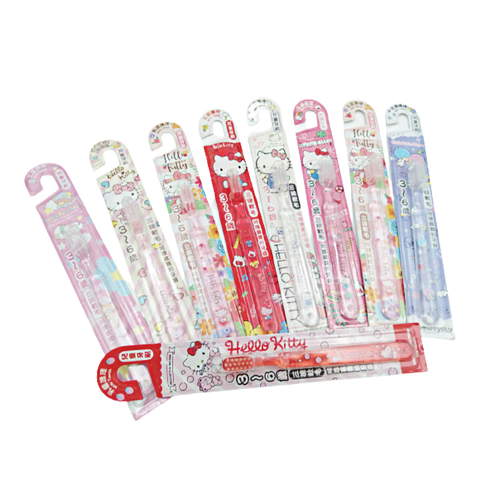 收納王妃 三麗鷗HELLO KITTY &雙子星 兒童牙刷6入組隨機出貨 洗漱刷