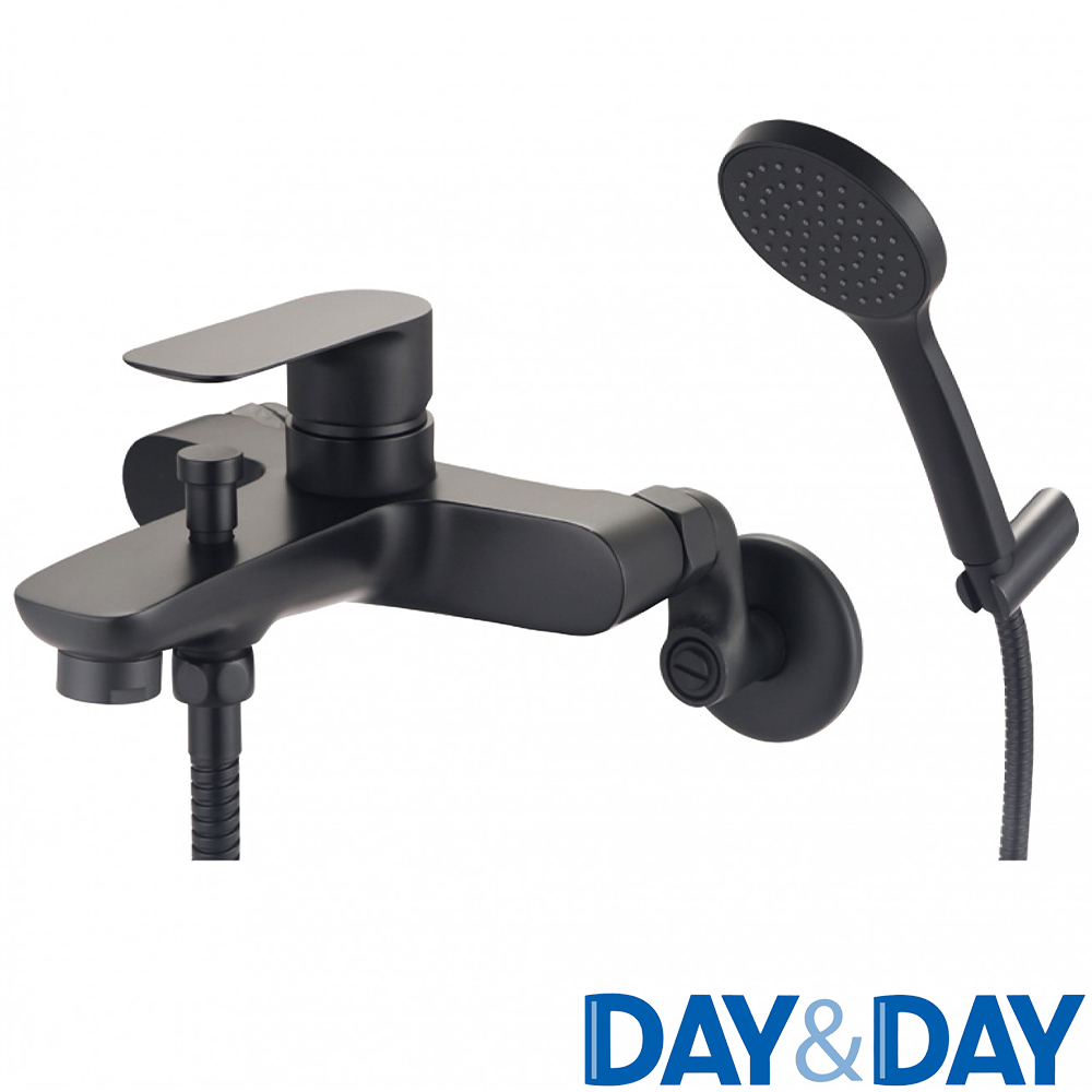DAY&DAY 日日 霧黑工業風沐浴龍頭 PED-H20753BK