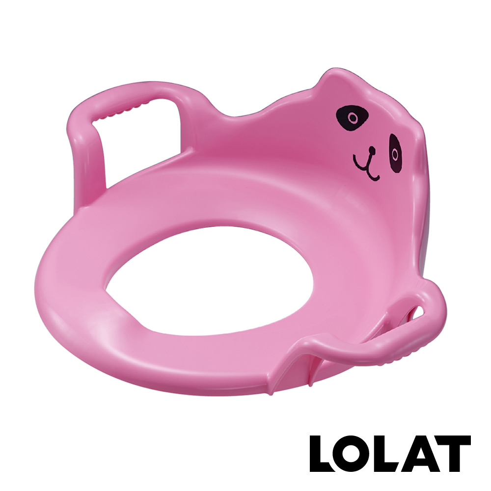 LOLAT 羅力 兒童簡易安全馬桶座粉 A9192PP