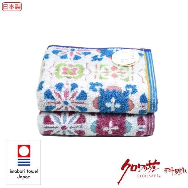 croissant 科羅沙 日本今治無撚花磚毛巾33*75公分