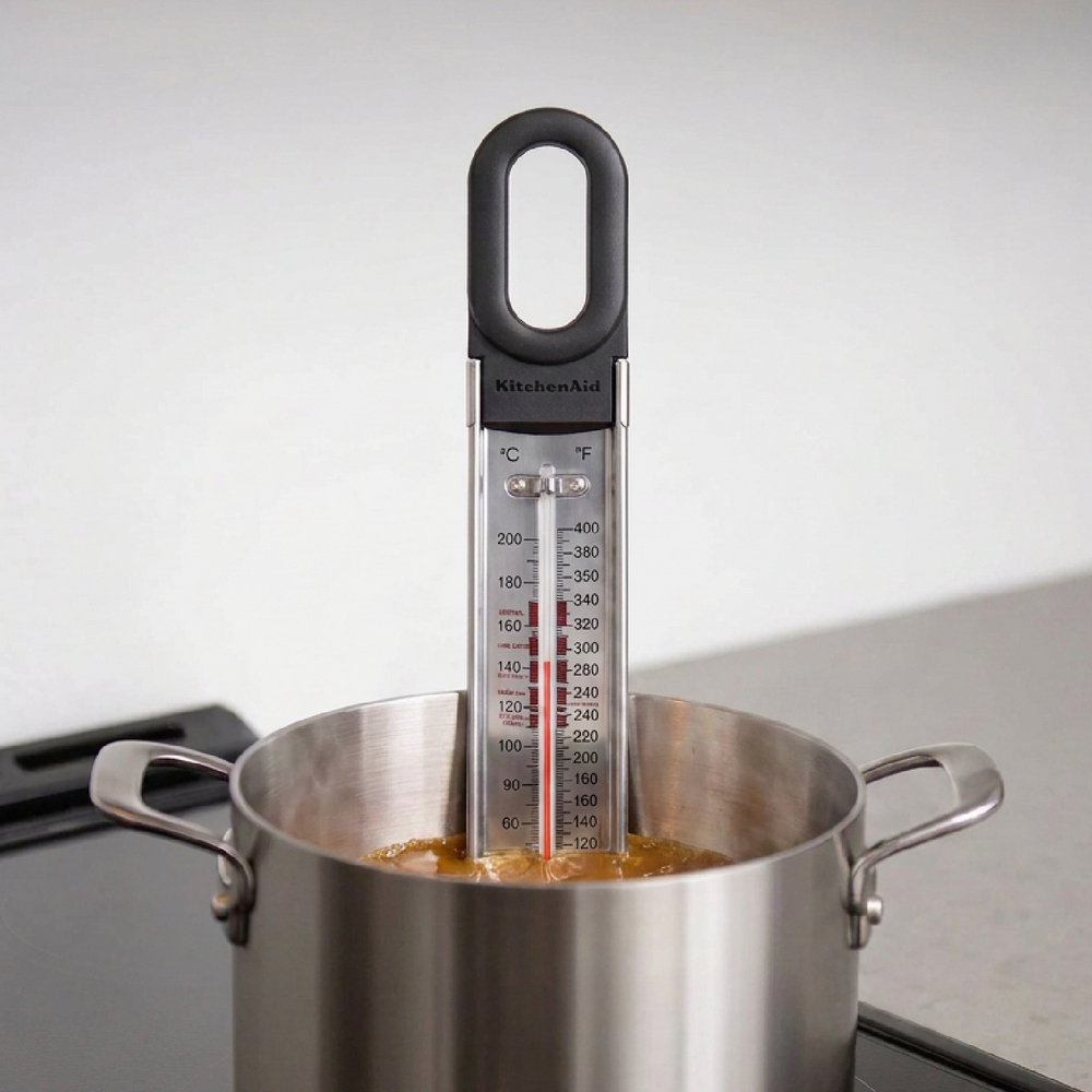 KitchenAid 美國 可調節夾式果醬溫度計 / 烹飪溫度計 油炸溫度計 熬糖用溫度計 料理溫度計(其他規格)