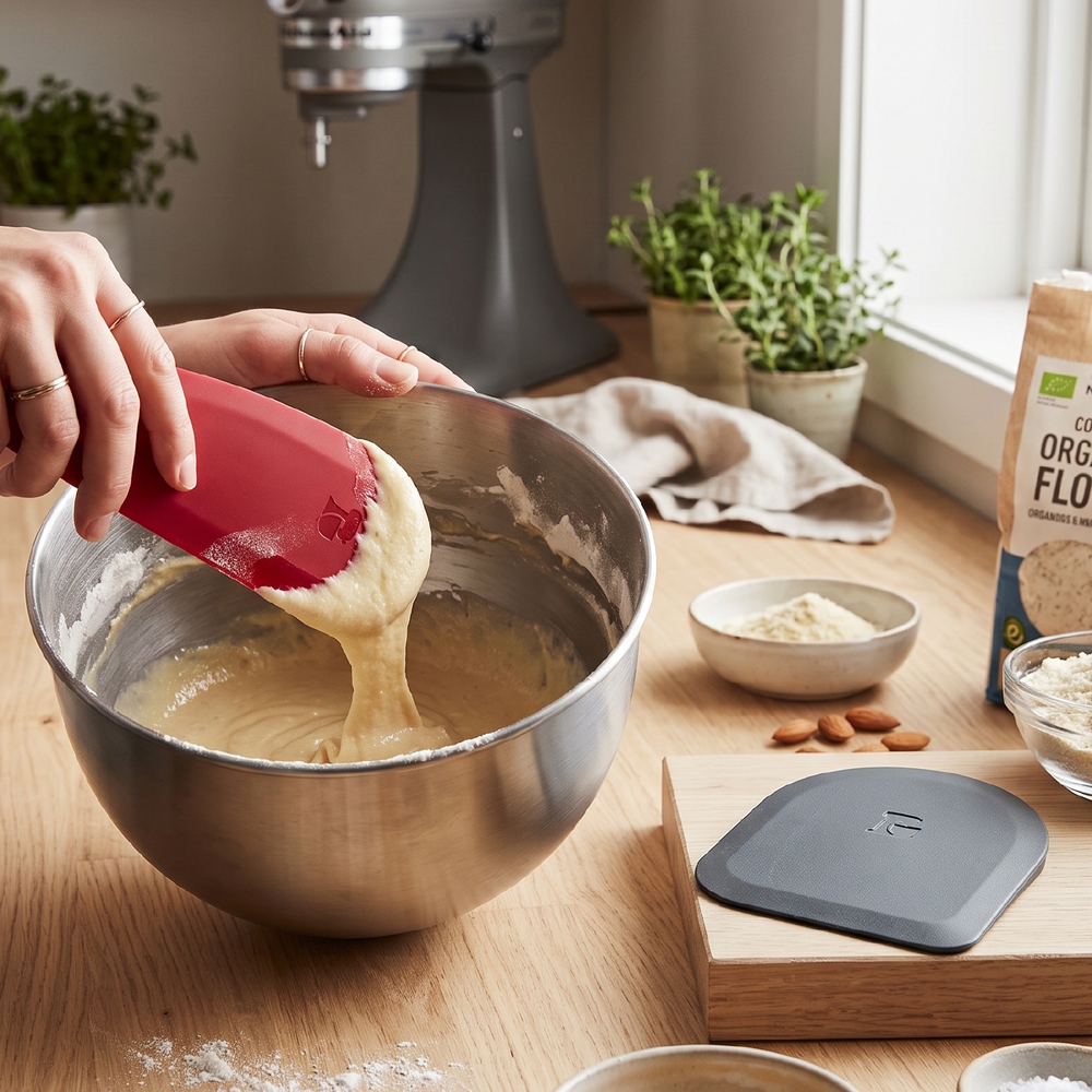 KitchenAid 美國 不沾矽膠刮板2件 / 麵團刮刀 可機洗 洗碗機可洗