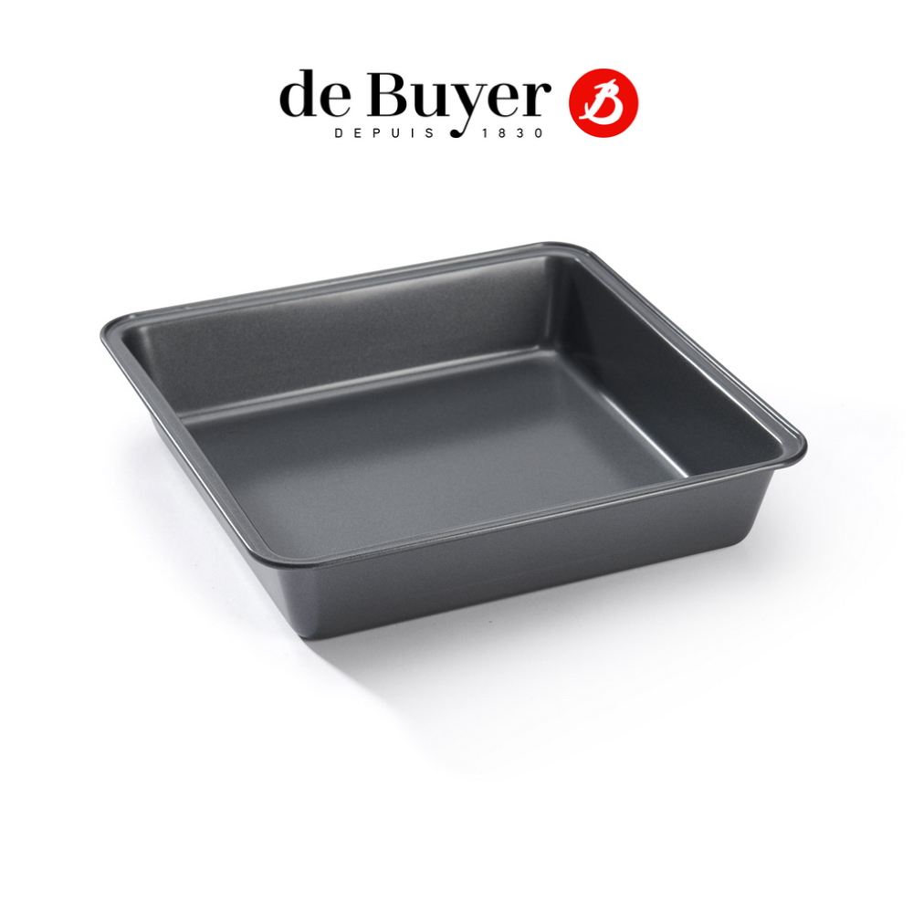 de Buyer 畢耶 『不沾烘焙系列』正方形烤模22cm