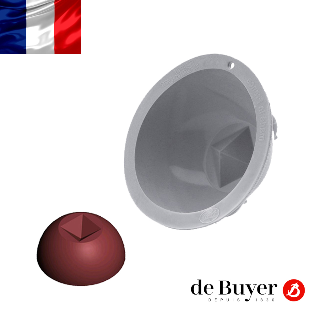 de Buyer 畢耶 全球專利矽金烤模系列 半圓形單人蛋糕烤模