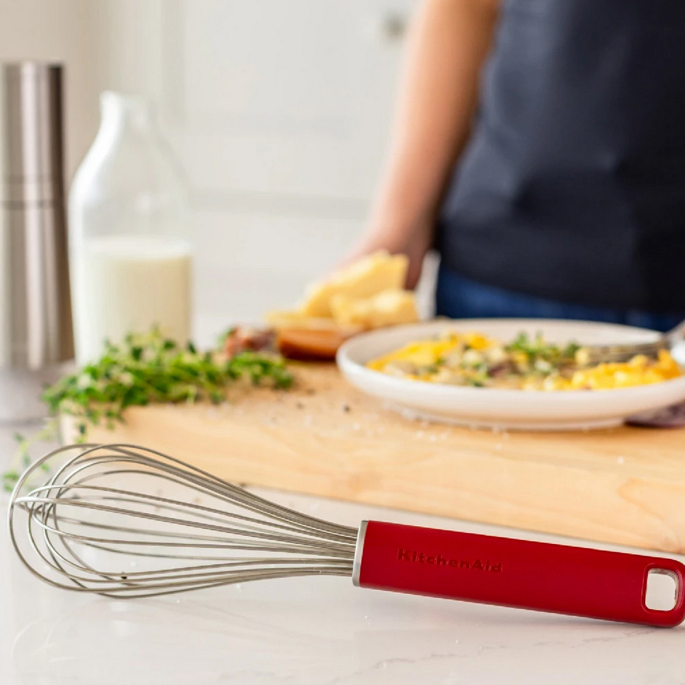KitchenAid 美國 不鏽鋼打蛋器(櫻桃紅27cm) / 攪拌棒 攪拌器 可機洗 洗碗機可洗