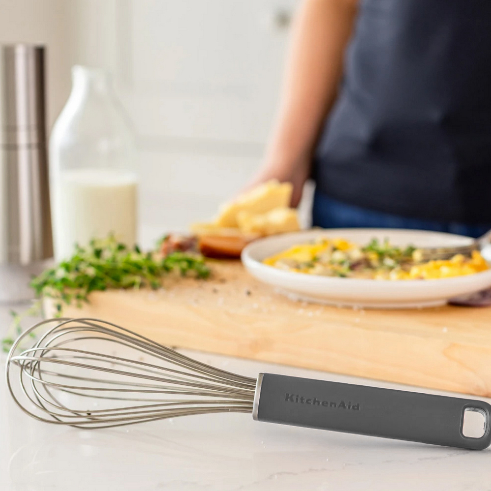 KitchenAid 美國 不鏽鋼打蛋器(岩灰27cm) / 攪拌棒 攪拌器 可機洗 洗碗機可洗