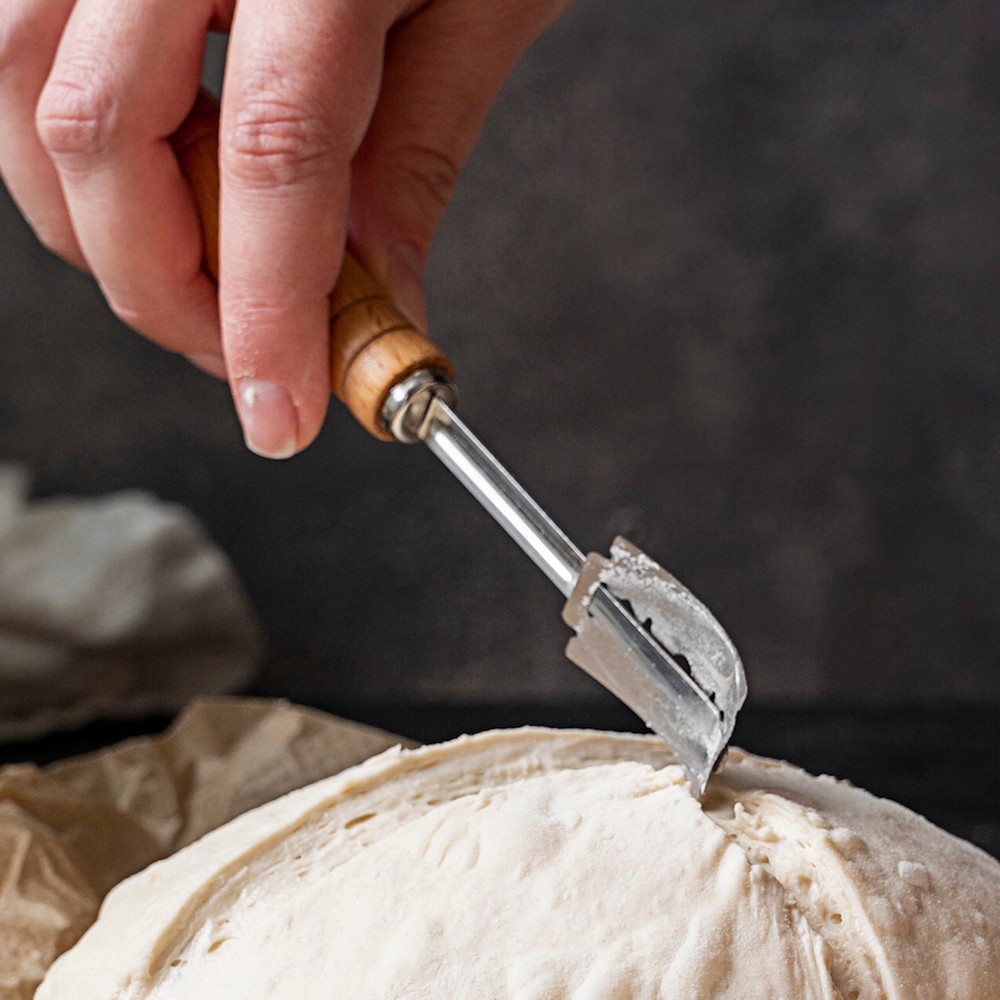 FOXRUN 美國 木柄麵糰割紋刀+刀片15入 / 歐包割線刀 法棍 歐式麵包割線刀（其他規格）