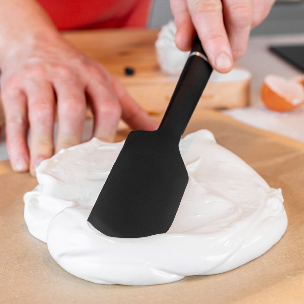 KitchenAid 美國 不沾鍋矽膠刮刀(墨黑30cm) / 攪拌刮刀 奶油刮刀 抹刀 可機洗 洗碗機可洗(其他規格)