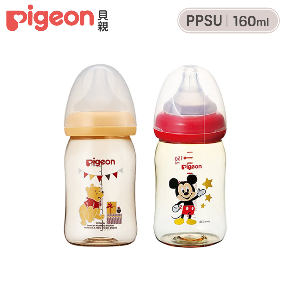 寬口母乳實感PPSU奶瓶160ml/經典迪士尼(2款)