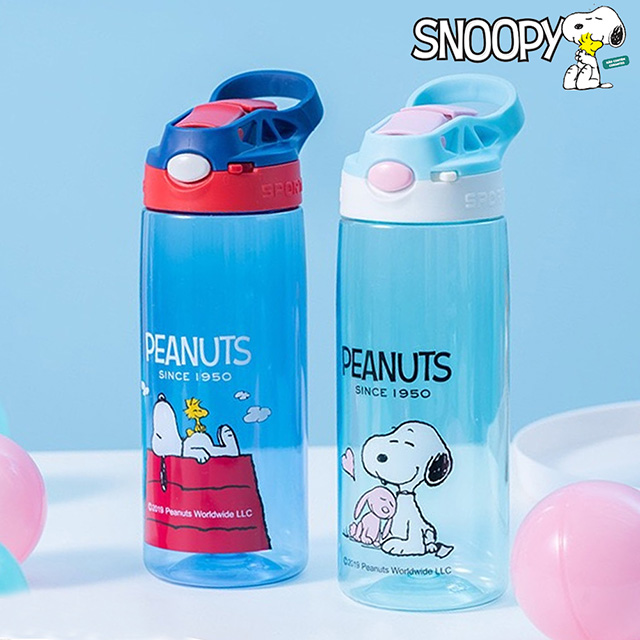 優貝選 史努比 SNOOPY 海軍造型便攜式兒童水壺 550ML