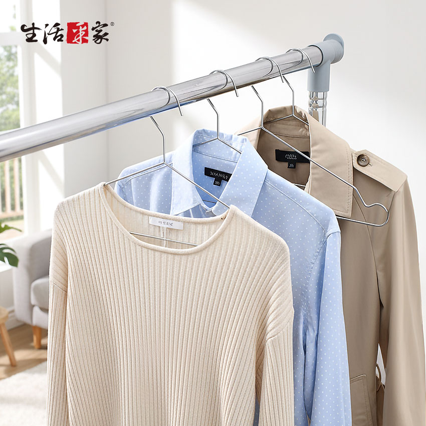 生活采家 晾曬衣架10入組 MIT304不鏽鋼#99233