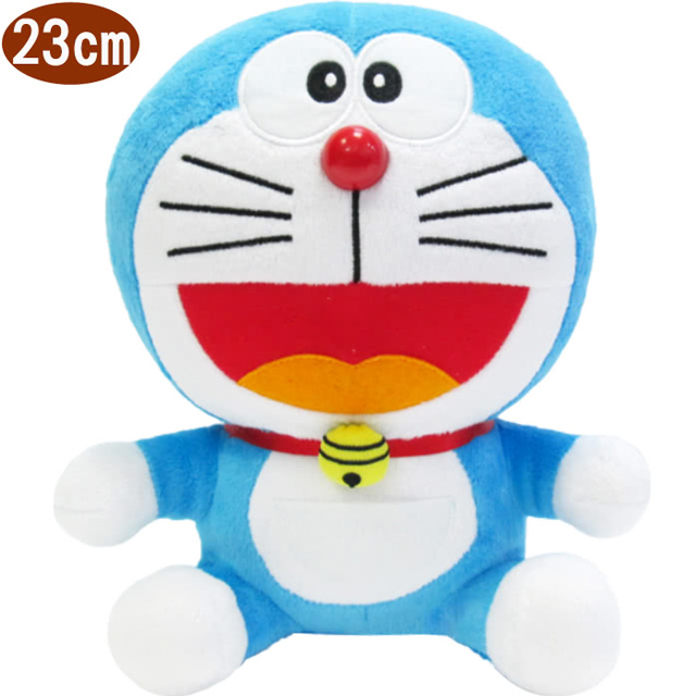 哆啦A夢 絨毛娃娃玩偶坐姿23公分 ST10025【小品館】
