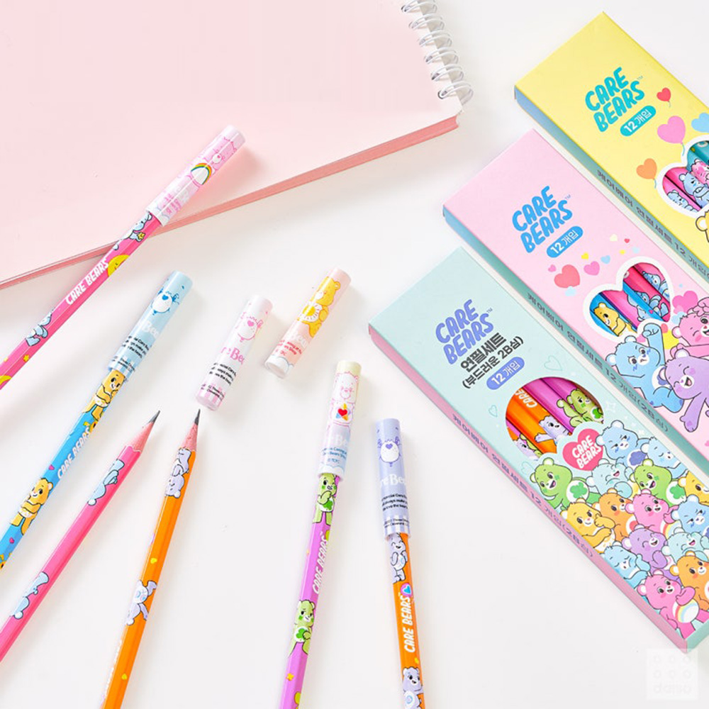 彩虹熊 Care Bears 小熊六角鉛筆 36入
