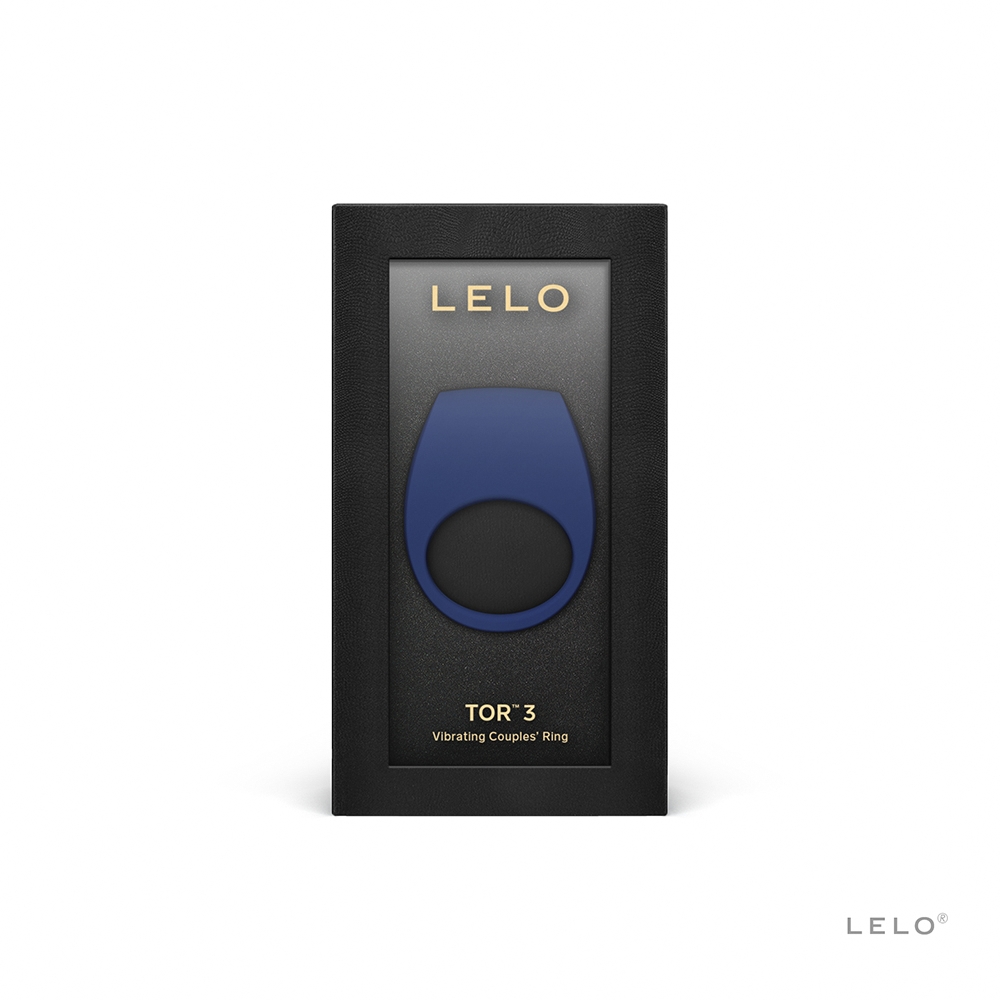 LELO TOR 3振動陰莖環 藍 情人節禮物