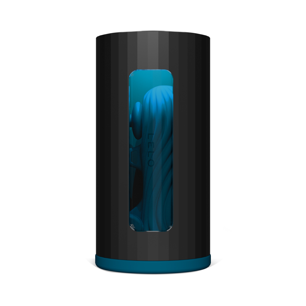 LELO F1S V3 XL 智能電動飛機杯-黑/青  極致奢華愉悅體驗