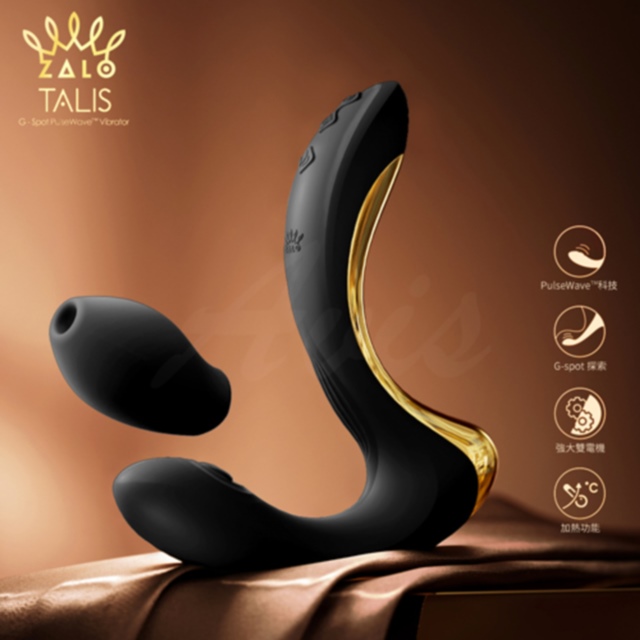 ZALO ｜TALIS｜G點拍打按摩器 曜石黑