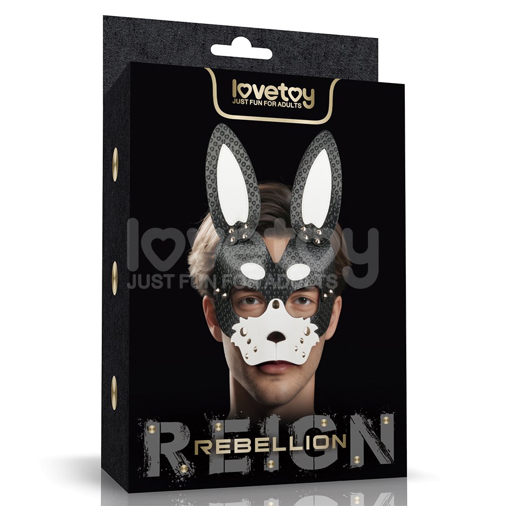 樂谷精選 Rebellion Reign兔子面具-黑白