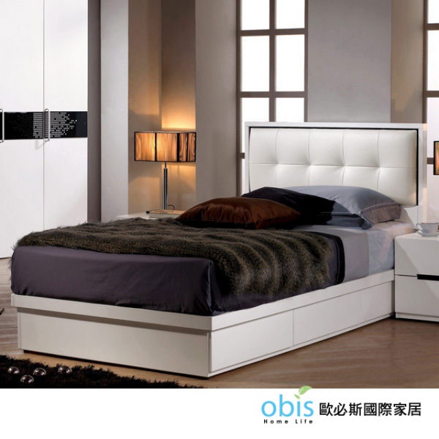 Obis 歐必斯 波爾卡3.5尺抽屜式床底