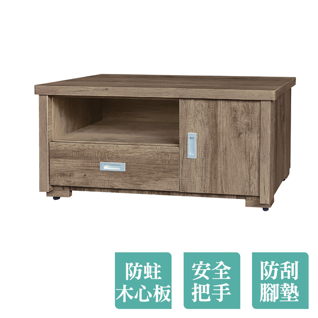 Boden -康爾3尺工業風電視櫃/長櫃/視聽櫃