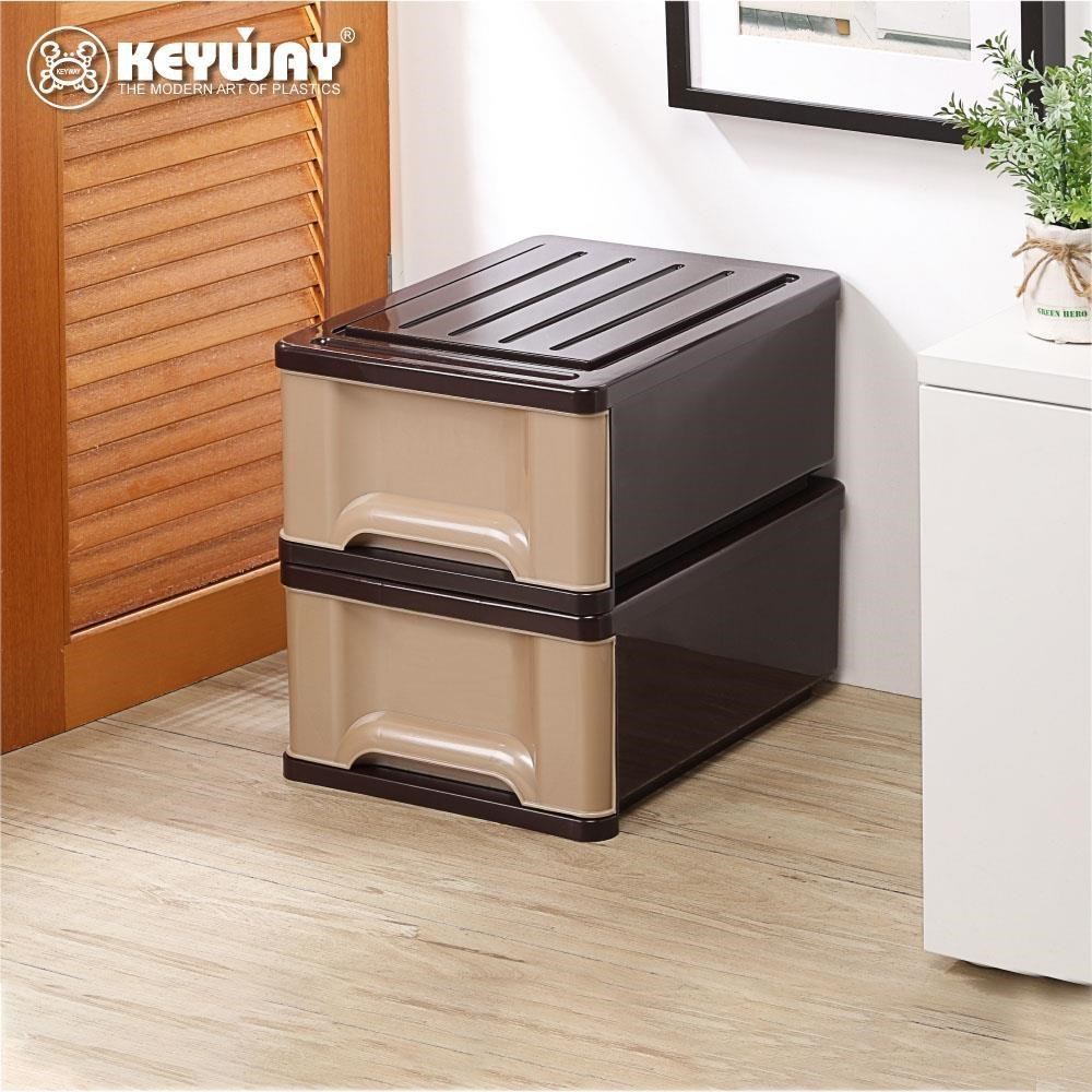 KEYWAY 聯府 《真心良品》加州抽屜式收納箱9.6L-3入組