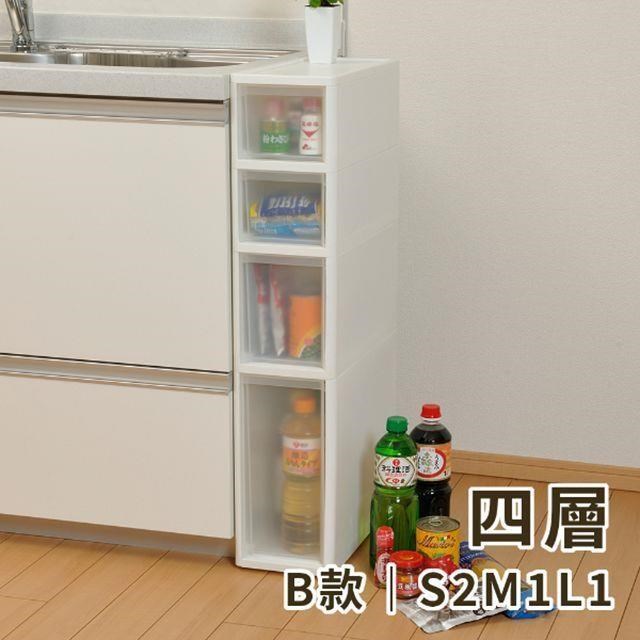 SLIM四層櫃 S2M1L1