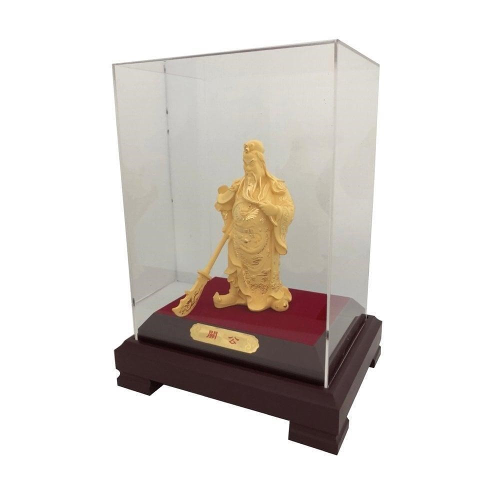 Blissin鉑丽星 黃金飾品擺件-武關公 1尊含玻璃框禮盒裝