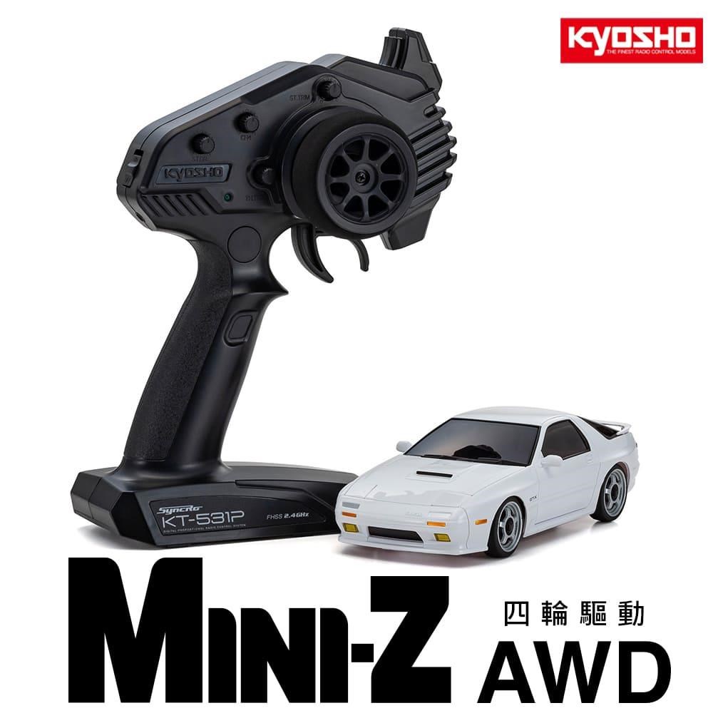 Kyosho 京商32634W MINI-Z AWD MAZDA SAVANNA RX-7 FC3S White