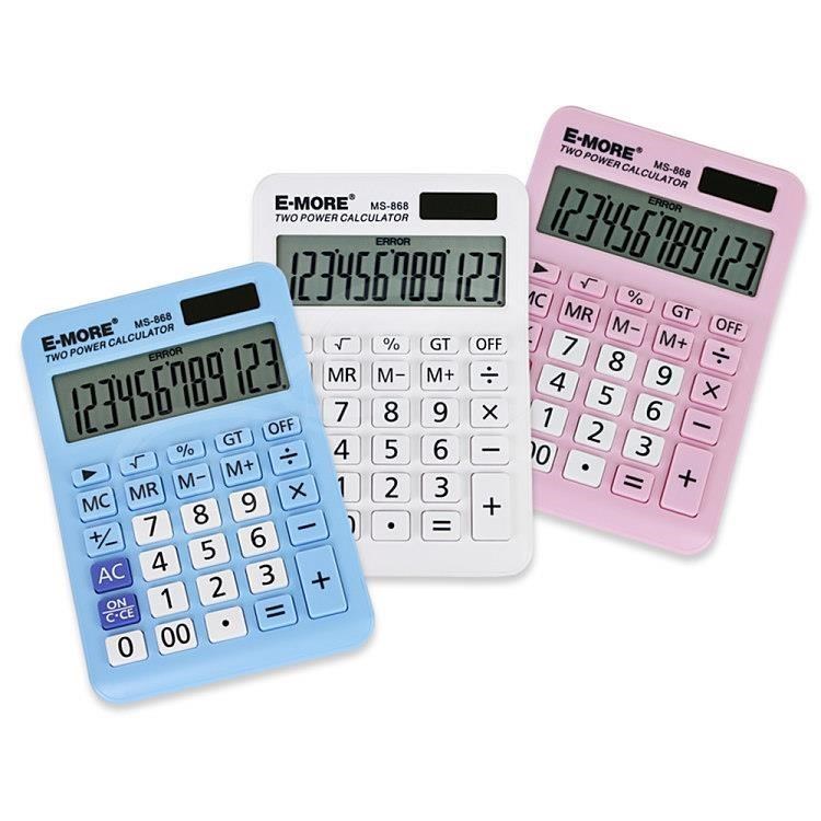 E-MORE 【南紡購物中心】 12位數桌上型計算機MS-868