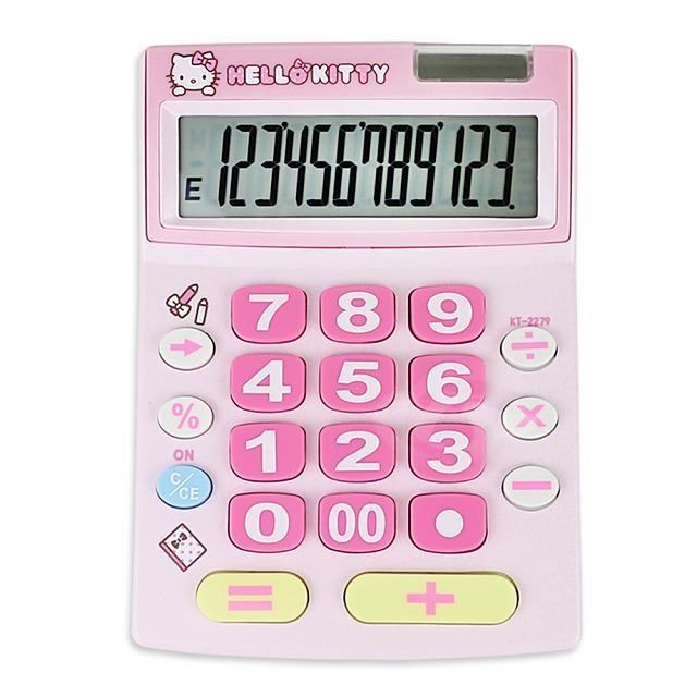 E-MORE 【南紡購物中心】 HelloKitty 12位數計算機 KT2279