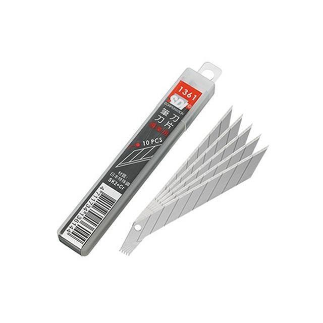 SDI 手牌 【南紡購物中心】 日本特殊鋼 SK2 加鉻 30度專用刀片 10片裝 10小盒/組 1361