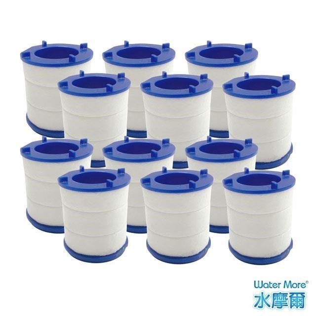 Water More 透明PP除氯過濾器-專用替換濾芯(12入)