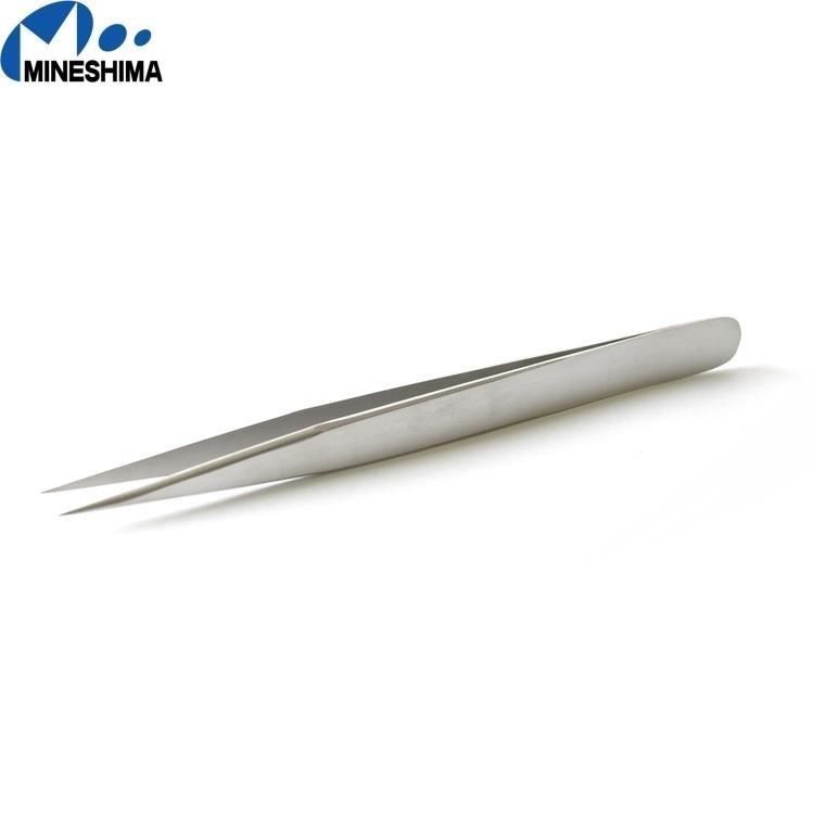 日本MINESHIMA不鏽鋼尖頭精密鑷子F-107不銹鋼尖嘴鑷子尖銳夾子precision tweezers