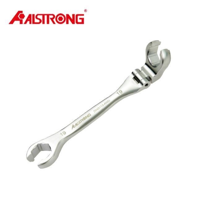 ALSTRONG 台灣A牌 15MM 甩頭油管梅花開口板手 甩頭梅開板手