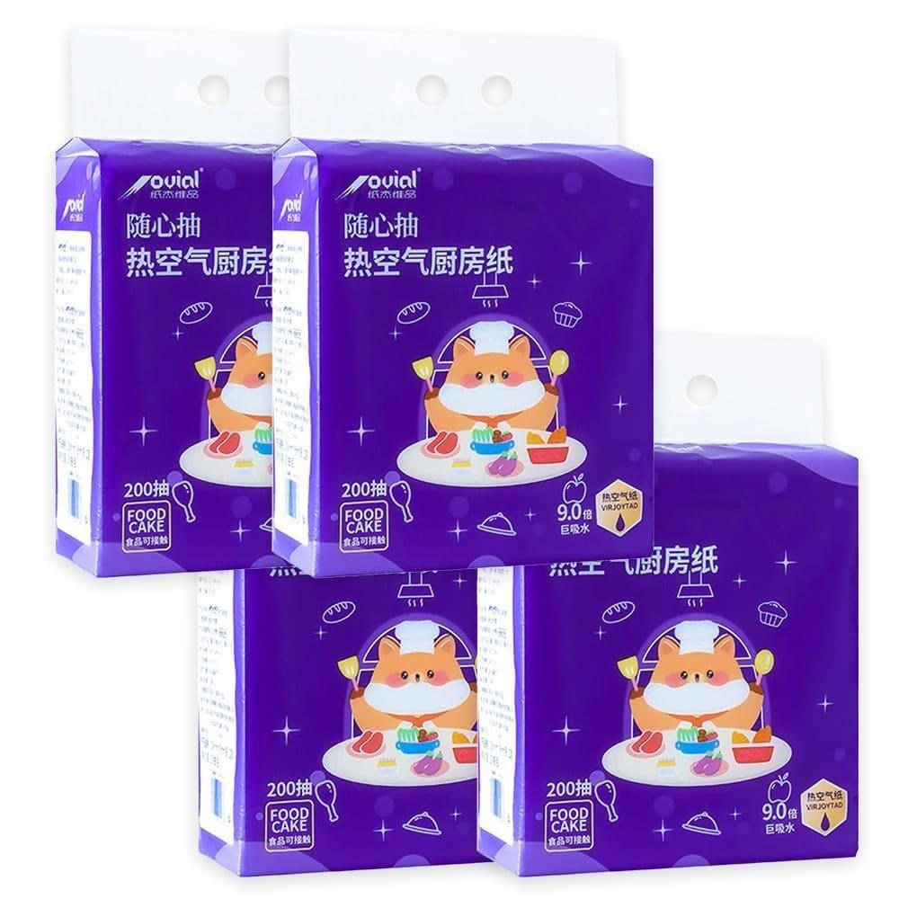 吊掛式熱空氣廚房紙巾-4包