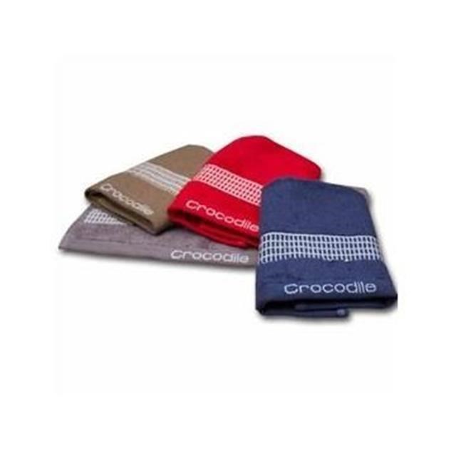 Crocodile 鱷魚牌 風靡尊貴素色方巾 12入組