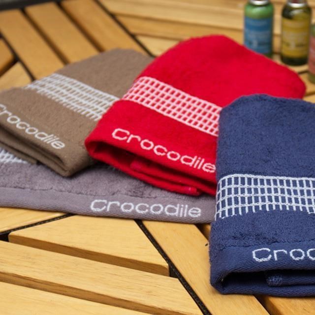 Crocodile 鱷魚牌 風靡尊貴素色浴巾