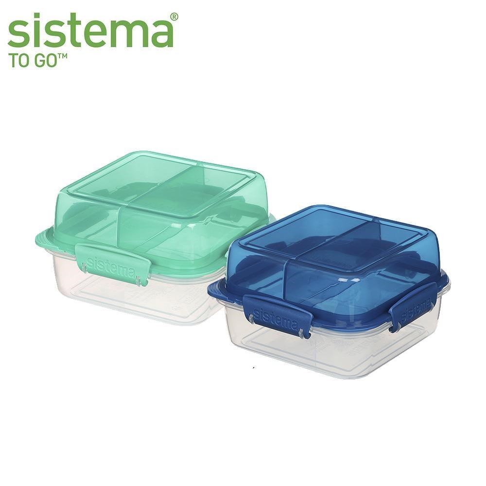 SISTEMA TOGO 隨行保鮮盒方形分層1 24L