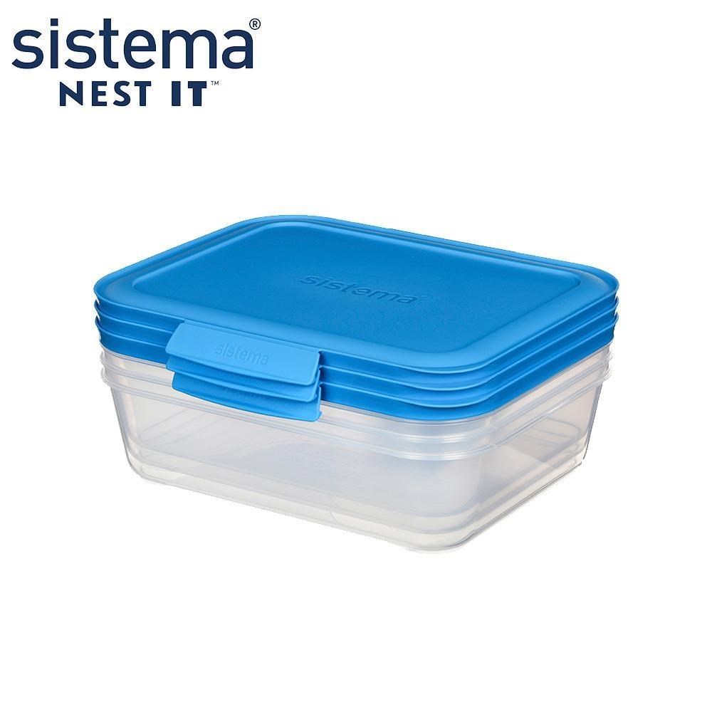 SISTEMA NEST 好收納保鮮盒1 5L 3 入