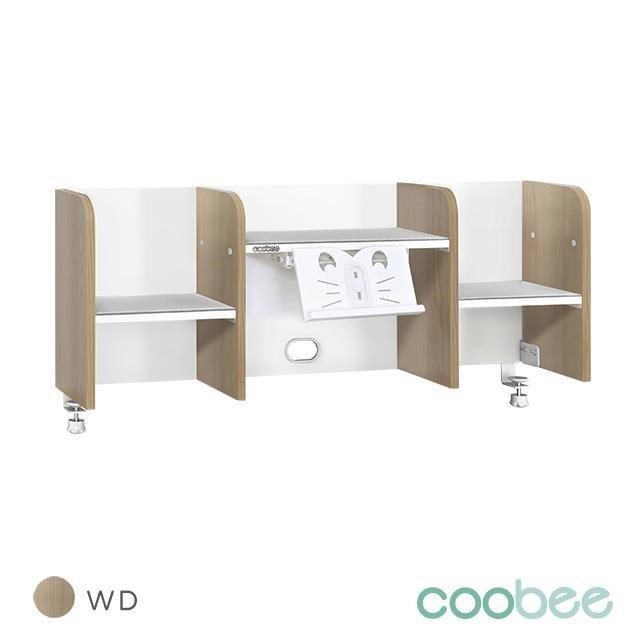 SingBee 欣美 【南紡購物中心】 【coobee】加購配備 CB-510 5系列120桌上書架(白WT/木WD)